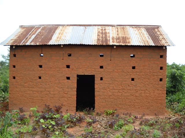 Tobacco drying shed